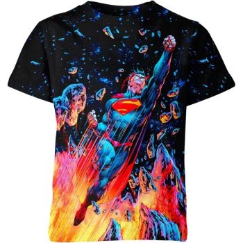 The Everlasting Symbol: Superman's Iconic Logo - A Dazzling Multi-color Tee