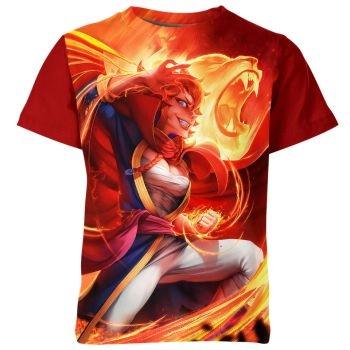 Fiery Red Mereoleona Vermillion From Black Clover Shirt