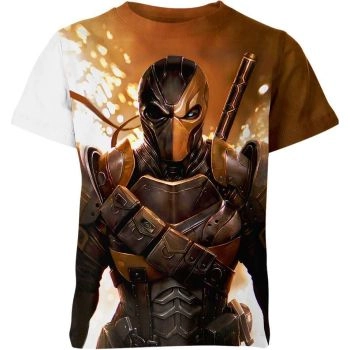 Brown Warrior: Deathstroke, The Unstoppable Force T-Shirt