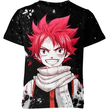 Mysterious Black-Rose Natsu Dragneel From Fairy Tail Shirt