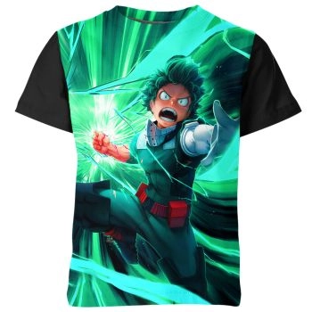 Green and Black Fusion - Deku Izuku My Hero Academia Shirt