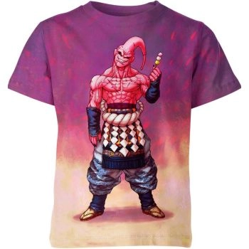 Enigmatic Purple Majin Buu From Dragon Ball Z Shirt