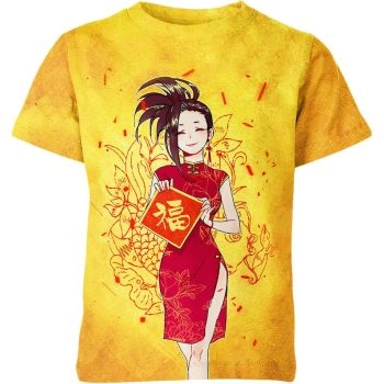 Creative Yellow Momo Yaoyorozu From My Hero Academia Shirt