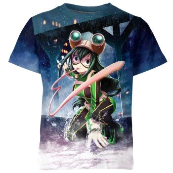 Froppy's Aquatic Adventure - Tsuyu Asui Froppy From My Hero Academia Shirt