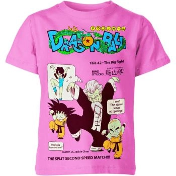 Dragon Ball Trio in Pink Shirt