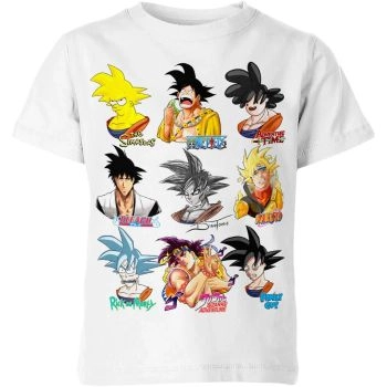 Goku's Pure White Dragon Ball Z Shirt