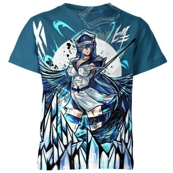 Coldhearted Assassin - Esdeath From Akame Ga Kill Blue Shirt