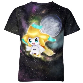 Jirachi's Enchanted Wish - Pokemon Shirt in Mystic Black