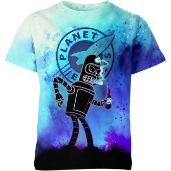 Futurama's Scheming Robot - Bender Futurama Cartoon Shirt