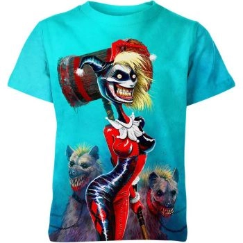 Harley Quinn Diamond Logo T-Shirt: The Blue Harley Quinn Symbol