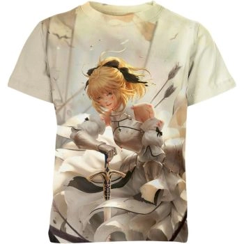 Divine Honor - Artoria Pendragon Saber From Fate Stay Night Shirt