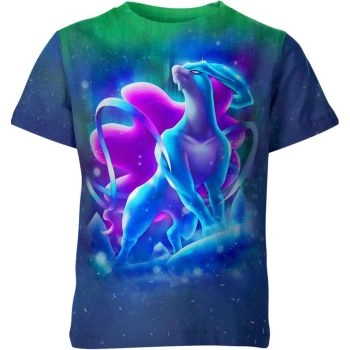 Suicune from DQS Shirt Ocean Blue