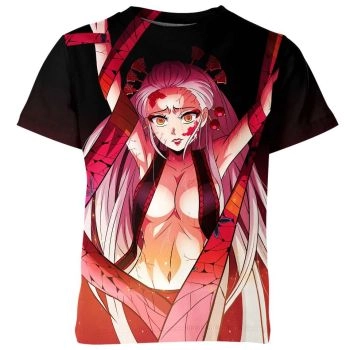 Daki From Demon Slayer Shirt - Pink Multicolor