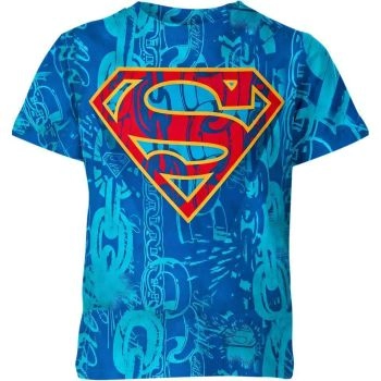 Superman's New 52 Edition: Embracing Modernity in a Blue Tee - A Symbol of Hope and Evolution!
