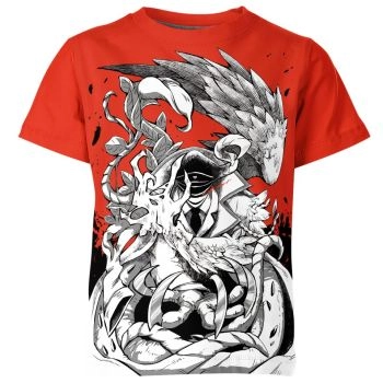 Enigmatic Presence - Pandora From Overlord Shirt in Luminous Orange