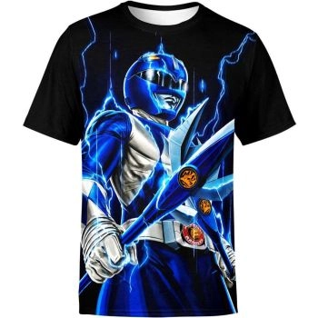 Blue Ranger's Heroic Valor - Blue Ranger from Power Rangers Shirt