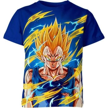 Azure Aura Unleashed - Dynamic Blue Shirt