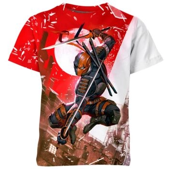 Red Menace: Deathstroke, The Merciless Mercenary T-Shirt