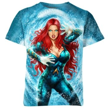 Mera T-shirt: The Blue Queen of Atlantis from Aquaman