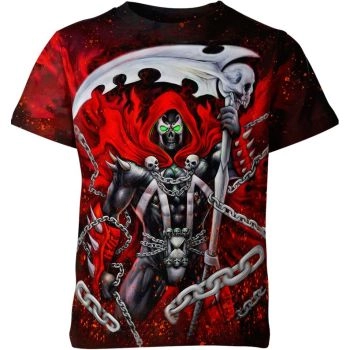 Red Hero: Death Spawn Marvel Hero, A Dark Resurrection T-Shirt