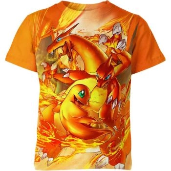 Charizard's Fiery Blaze - Charizard From Pokemon Shirt
