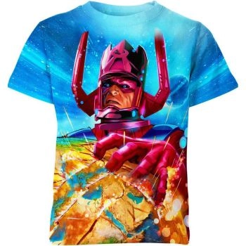 Blue Eater: Galactus, The Planet Devourer T-Shirt