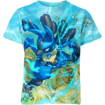 Dynamic Blue Lucario From DQS Shirt