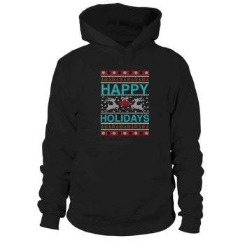 Happy Holidays Happy Christmas Hoodies