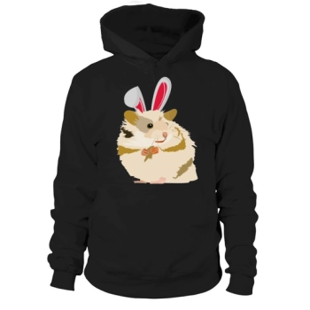 Hamster Easter Bunny Black Youth B079zpvm91 1 Hoodie