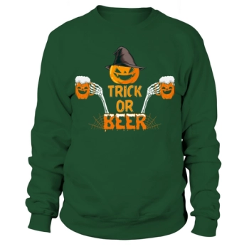 Trick or Beer Halloween Sweatshirt