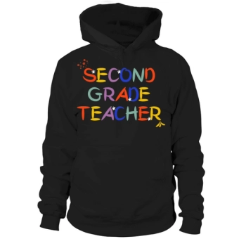 Vintage 2nd Second Grade Teacher Back To School Hoodies