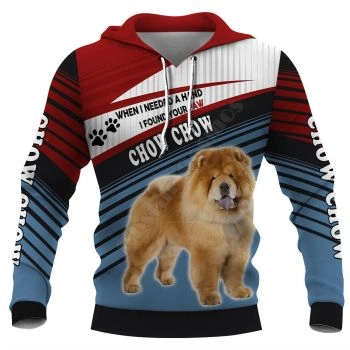 Fashion And Gorgeous Blue Red Dog Pattern Animals Hoodie