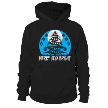 Merry and bright Christmas Hoodies