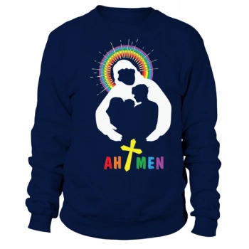 Ah Men Funny LGBT Pride Sweatshirt