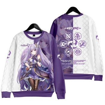 Simple Genshin Impact Keqing Sweatershirt