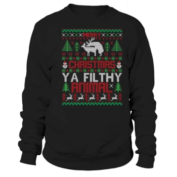 Merry Christmas Y A Dirty Animal Sweatshirt