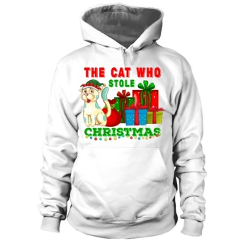 The Cat Who Stole Christmas Hoodies