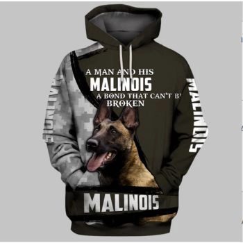 Fashion And Gorgeous Brown Dog Pattern Animals Hoodie