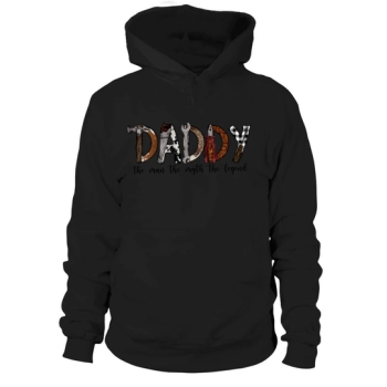 Daddy the man the myth the legend Sublimation Hoodies