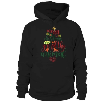 Merry Christmas Ya Filthy Animal Hoodies