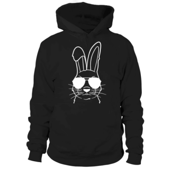 Easter Bunny Sunglasses Cool Easter Peeps Hoodies