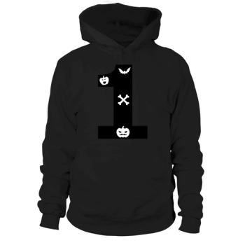 Halloween Alphabet Numbers Clipart 1 Hoodies