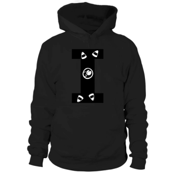 Halloween Alphabet Numbers Clipart I Hoodies