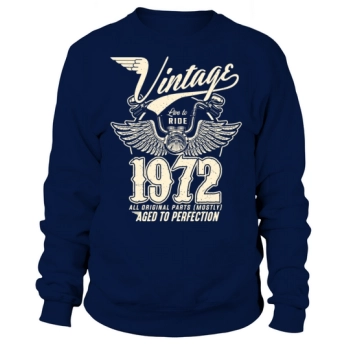 Vintage 1972 - 50 Years Old - 50th Birthday Gift Sweatshirt