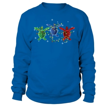 Turtles Christmas Lights Sweatshirt