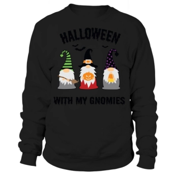 Halloween With My Gnomes Pumpkin Sweatshirt