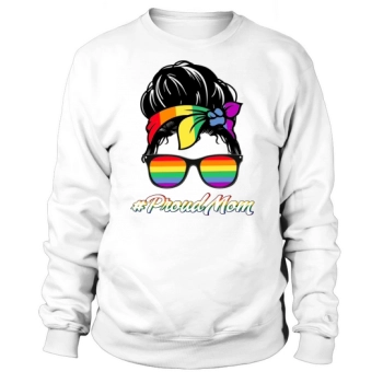 Proud Mom Bandana LGBT Sweatshirt