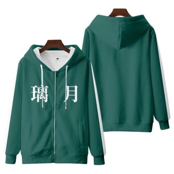 Genuine Genshin Impact Anime Game Liyue Brown Hoodie