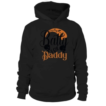 Batty For Daddy Halloween Hoodies
