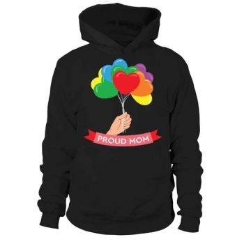Women Proud Mom LGBT Hoodies